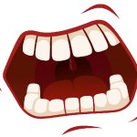 Screaming Mouth Clipart Transparent Background