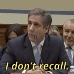 "I don't recall." - Jeff Sessions GIF Template