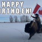 Canada Buffalo Cowboy | H A P P Y




B I R T H D, E H! | image tagged in canada buffalo cowboy | made w/ Imgflip meme maker