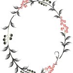 frame flowers wreath