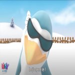 Sunglasses penguin GIF Template