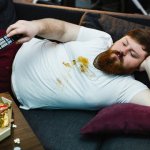 Fat guy sofa