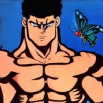 Anime Muscle Man vs. Butterfly