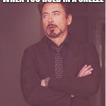 free Whey | WHEN YOU HOLD IN A SNEEZE | image tagged in memes,face you make robert downey jr | made w/ Imgflip meme maker