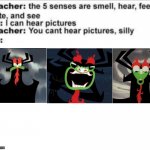 You can’t hear pictures of Aku | image tagged in you can't hear pictures,samurai jack,aku | made w/ Imgflip meme maker