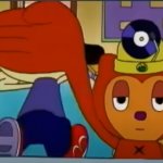 PJ covering Parappa's face