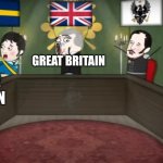 Ww2 | GREAT BRITAIN; EMPIRE OF JAPAN | image tagged in creaming at napolean | made w/ Imgflip meme maker