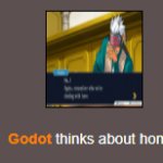 Godot thinks about home.