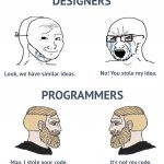 Designers vs. Programmers template