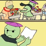 Passing notes PVZ edition template