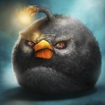 Hd angry bird bomb