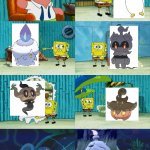 I came looking for greavard's official artwork, and found rule 34 instead. (And a different photo) | Ghost-type pokemon can't be cute, it defeats the whole purpose of their design! | image tagged in spongebob diapers meme | made w/ Imgflip meme maker