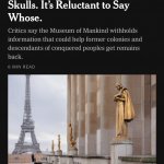 Paris museum skulls meme