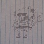 thug spongbob (drawing by me)