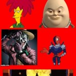 The Walt Disney Company Horror Movies and TV Shows Villains 4