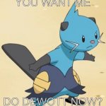 You want me to Dewott now?