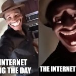 Internet traffic be like: | THE INTERNET DURING THE DAY; THE INTERNET AT 3 AM | image tagged in are you ready,internet,3am,memes | made w/ Imgflip meme maker