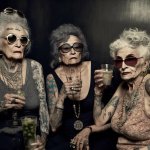 Tatted Old Ladies