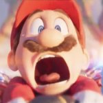Movie Mario screaming meme