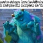 It's so sweet ^v^ | When you're doing a favorite AIB character tier list and you like everyone on Team 2 | image tagged in sully ok sign | made w/ Imgflip meme maker