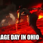 Normal day in ohio | AVERAGE DAY IN OHIO | image tagged in gifs,demon slayer,ohio | made w/ Imgflip video-to-gif maker