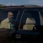 Walter White screaming in car GIF Template