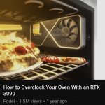 Over locking your oven