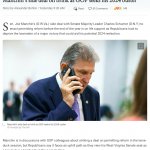 Joe Manchin stabbed in the back by the GOP