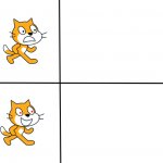 Scratch Cat yes/no template