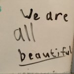 Girls say this on whiteboards