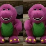 6 Barney Dolls