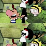 Multi Funny Picture of Billy and Mandy With Grim