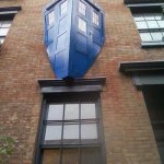 Tardis in the brick wall