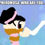 Kettle and Pheromosa. | PHEROMOSA: WHO ARE YOU…. | image tagged in pastel,pokemon | made w/ Imgflip meme maker