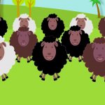 Many Dancing Sheeps GIF Template