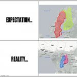 Smol Sweden and Finland | image tagged in expectation vs reality | made w/ Imgflip meme maker