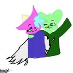 flippy x kitty drawn by -.Amethyst.-