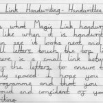 neat handwriting template