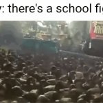 The school when there's a fight: | Pov: there's a school fight | image tagged in gifs,school,lol,relatable,oh wow are you actually reading these tags | made w/ Imgflip video-to-gif maker