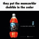 they put the master chief in the soda meme