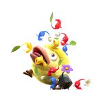 Mockiwi fights Pikmin