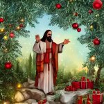 Jesus Christmas template