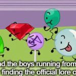 "Keep going, boys! We're almost there!" | Me and the boys running from Area 51 after finding the official lore of FNAF | image tagged in gifs,area 51,fnaf,lore | made w/ Imgflip video-to-gif maker