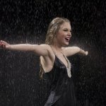 Taylor Swift in the rain