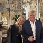 Donald Trump poses with QAnon conspiracy theorist at Mar-a-Lago