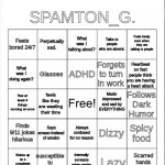 SPAMTON Bingo meme