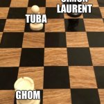 Chess Knight Pawn Rook | SIMON LAURENT; TUBA; GHOM | image tagged in chess knight pawn rook,infinity,train,cartoon network | made w/ Imgflip meme maker