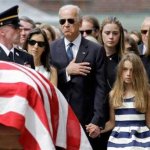 Joe Biden at Beau Biden funeral