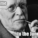 Forever Jung | Welcome; … to the Jungle | image tagged in carl jung | made w/ Imgflip meme maker