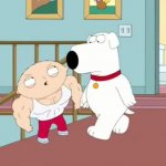 Stewie buff stairs GIF Template